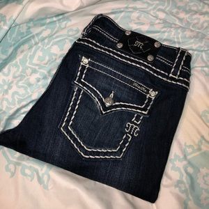 MINT CONDITION MISS ME SIGNATURE SKINNY JEANS 33